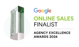 google online sales finalist 2024 logo