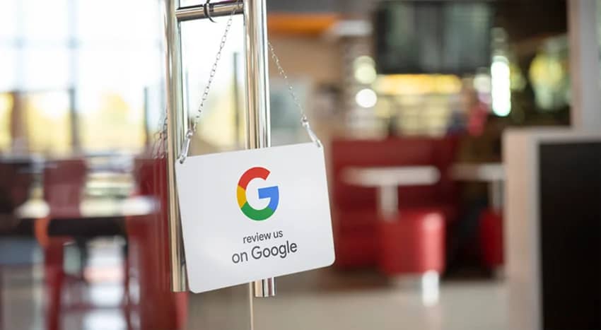 google review banner