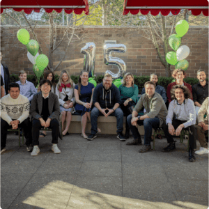 click click media 15 year team photo