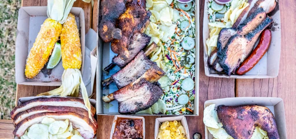 black bear bbq banner