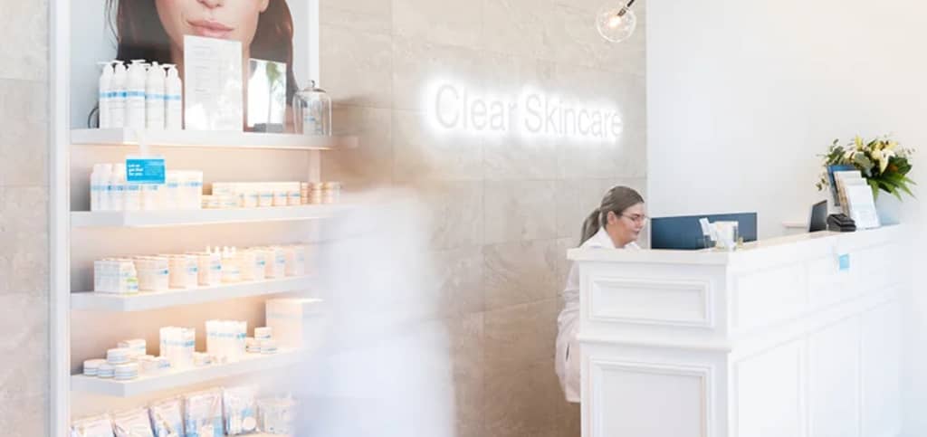 clear skincare banner