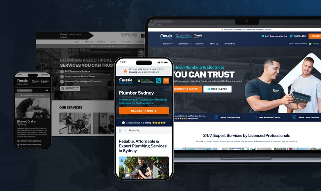 aussie services design banner