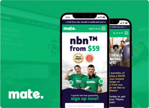 mate mobile home page