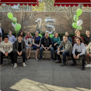 click click media 15 year team photo