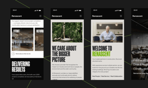 renascent reimagined: a website built with intent
