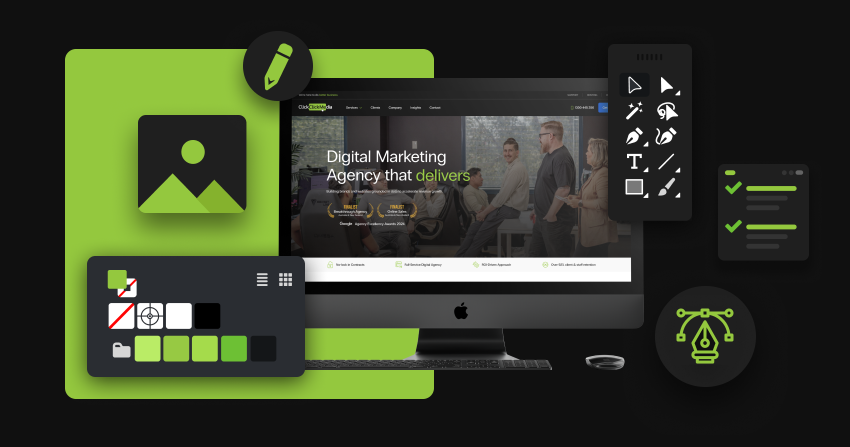successful web design outcomes showing fast load times, high conversion rates, and strong user engagement