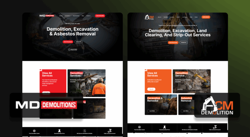 acm demolition comparison screenshot