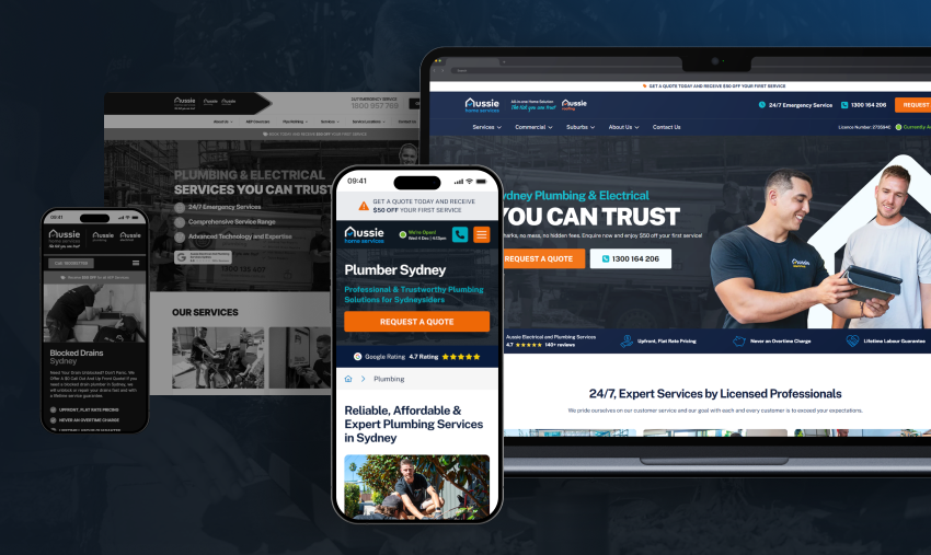 aussie services design banner