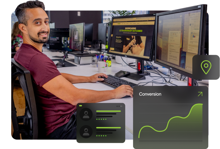 locations plus multi-location seo platform interface showing programmatic local landing pages deployed across australian suburbs.