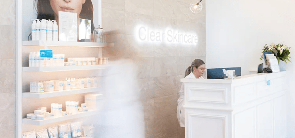 clear skincare banner