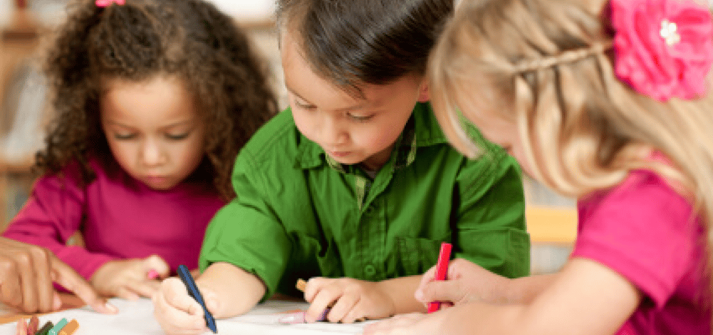 cubby house childcare banner