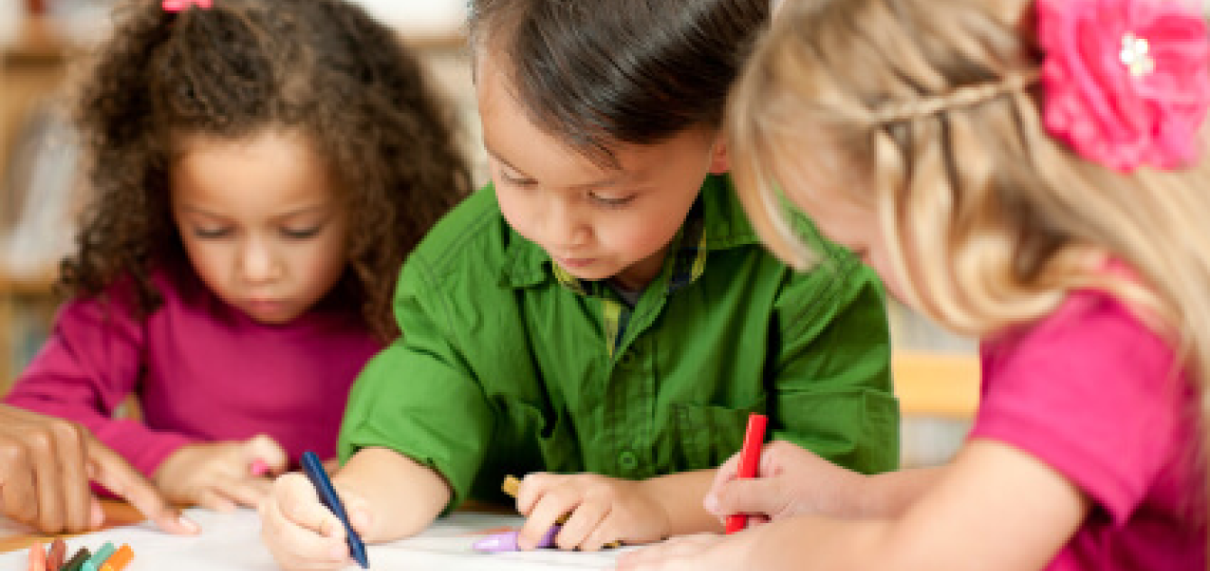 cubby house childcare banner