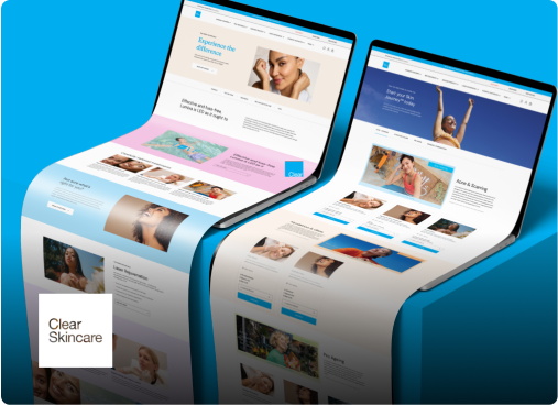 clear skincare site stills