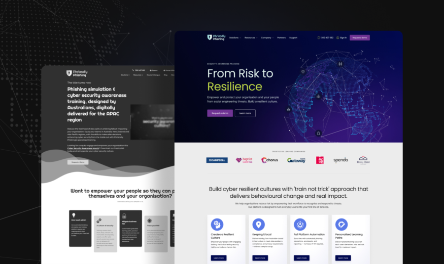 phriendly phishing before after asset