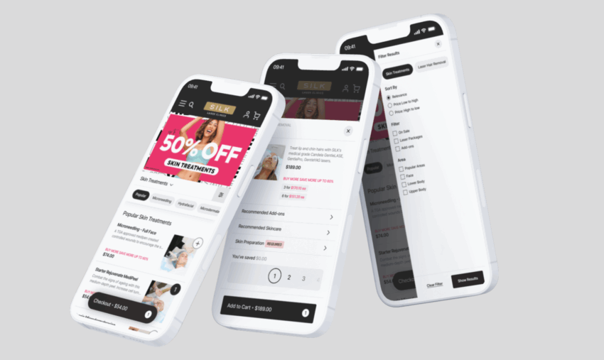 silk mobile mockup asset