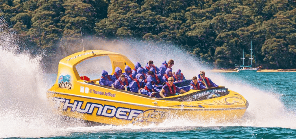 thunder jet boat banner