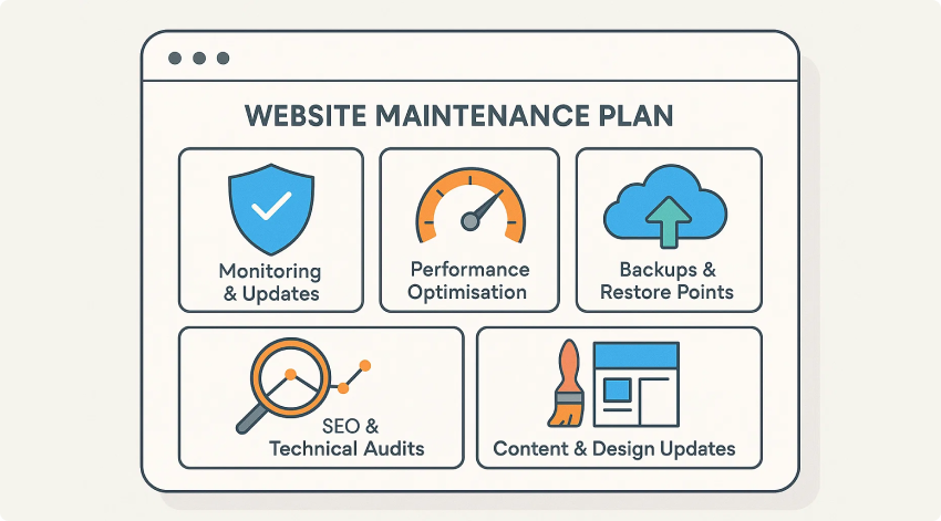website maintenance plan
