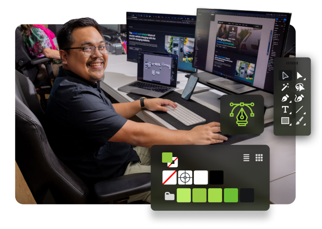 Jose - Senior web, landing page and asset designer at Click Click Media